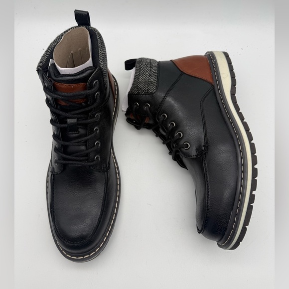 BRAND NEW Sonoma Goods for Life Mens Glenn Black Boots Sz 9.5 Vitalize main image 4